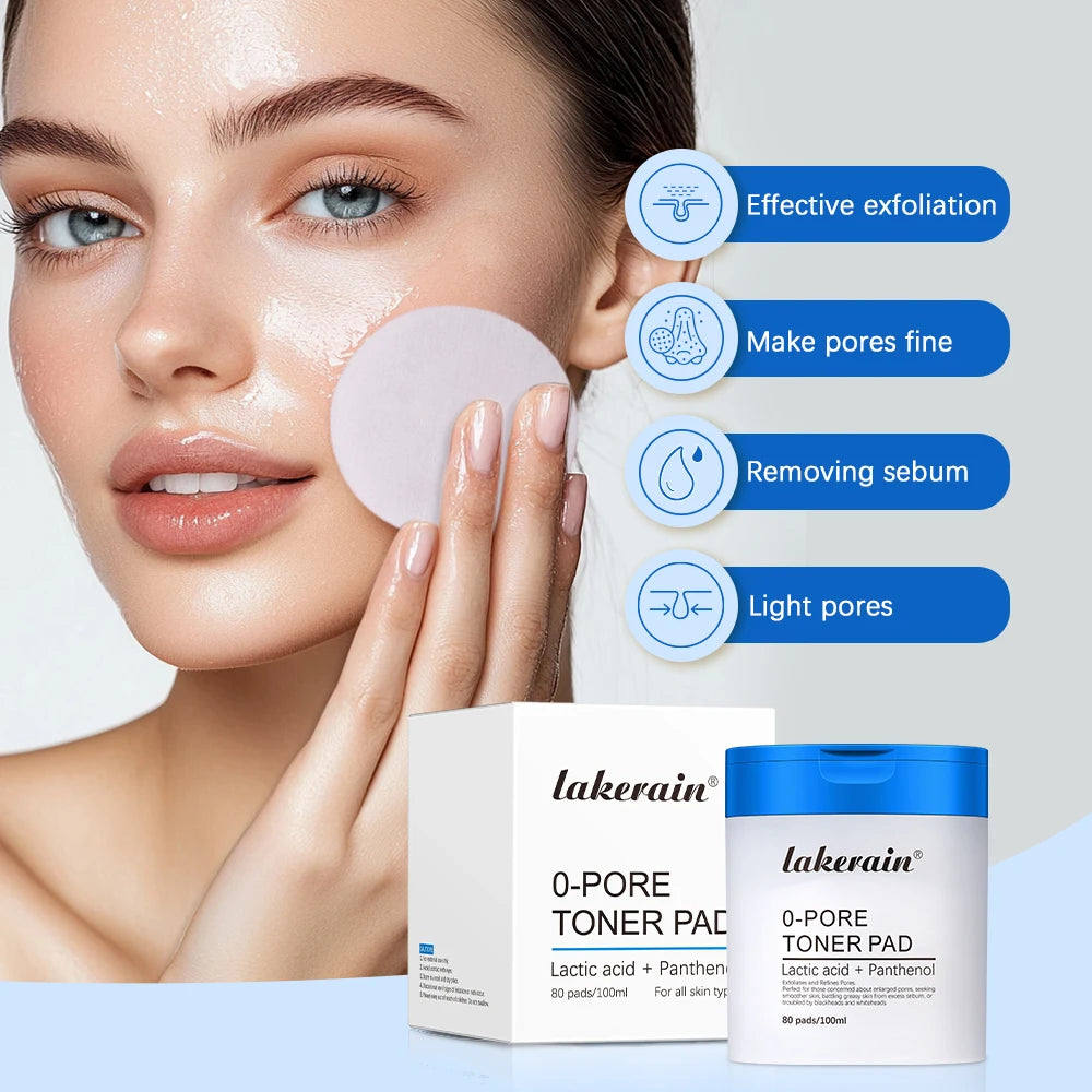Zero Pore Pad Facial Toner For Exfoliating And Smoothing Pores 70pcs Korean Skin Care Pad For All Skin Care